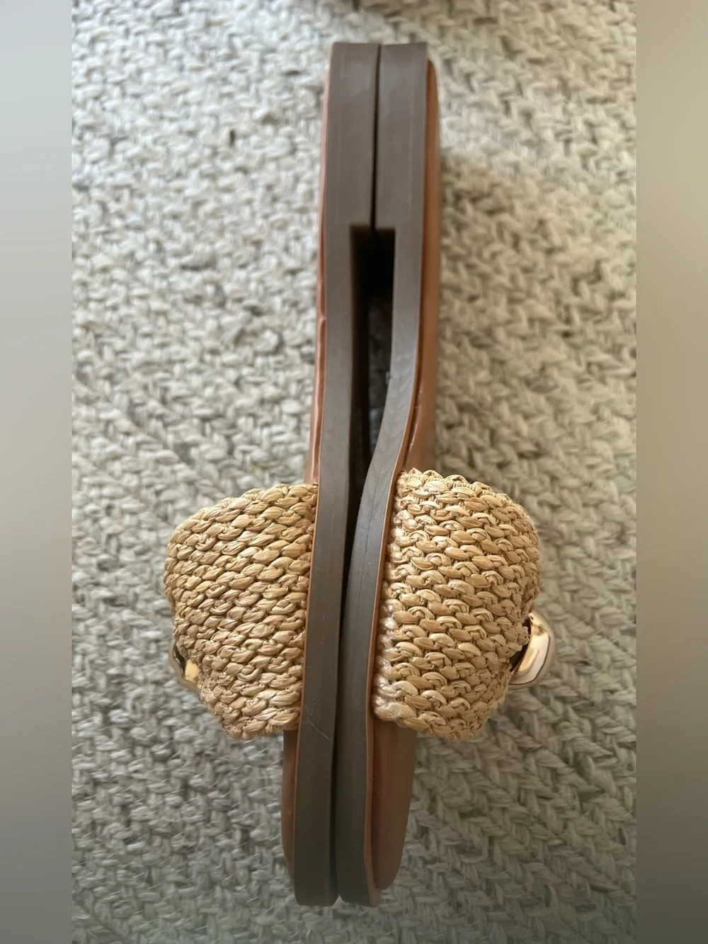 NWT Madden Girl Raffia Slides